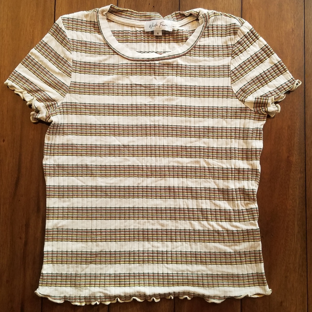 Tilly's Girls Lettuce Cut Tee